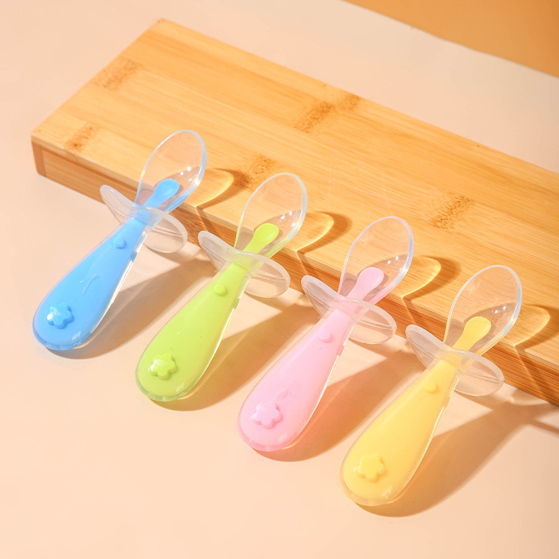 Baby Food Utensil - Bebek Silikon Kaşık, Bebek Pirinç Ezmesi