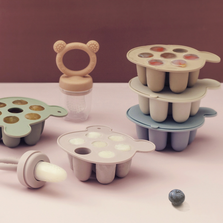 Baby Food Ideas - Bebek Dondurma Kalıbı Silikon Dondurma Yapıcı