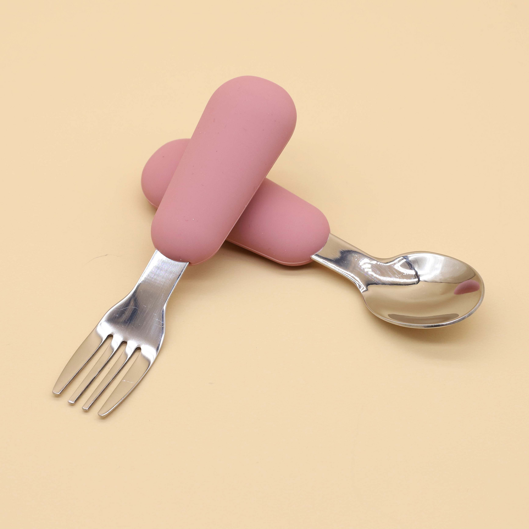 Silikon paslanmaz çelik kaşık  - Baby Food Utensil incelemesi ve fiyatı