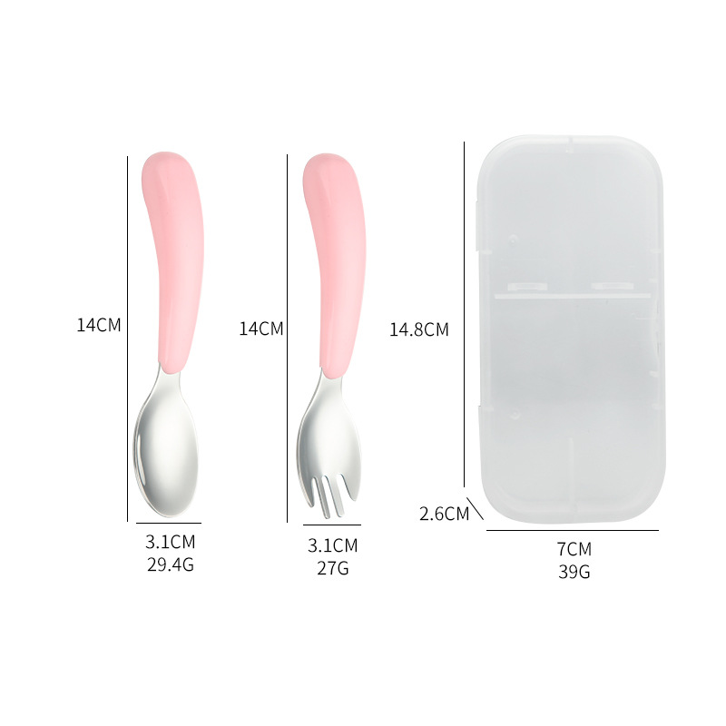 304 Paslanmaz Çelik Kaşık Çata - Baby Food Utensil incelemesi ve fiyatı
