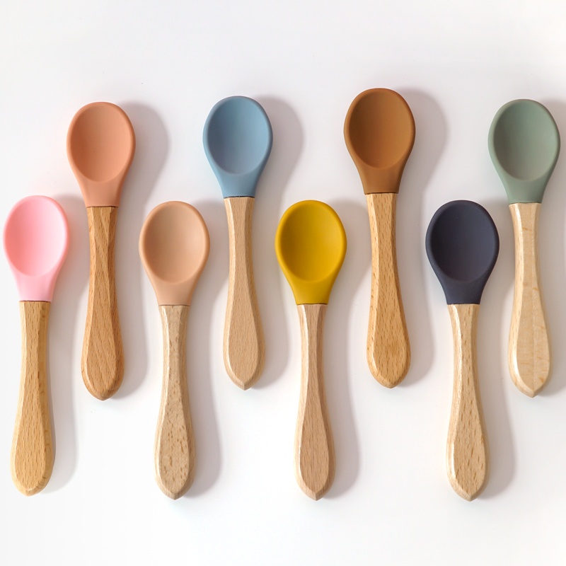 Besleme Ahşap Saplı Silikon Ka - Baby Food Utensil incelemesi ve fiyatı