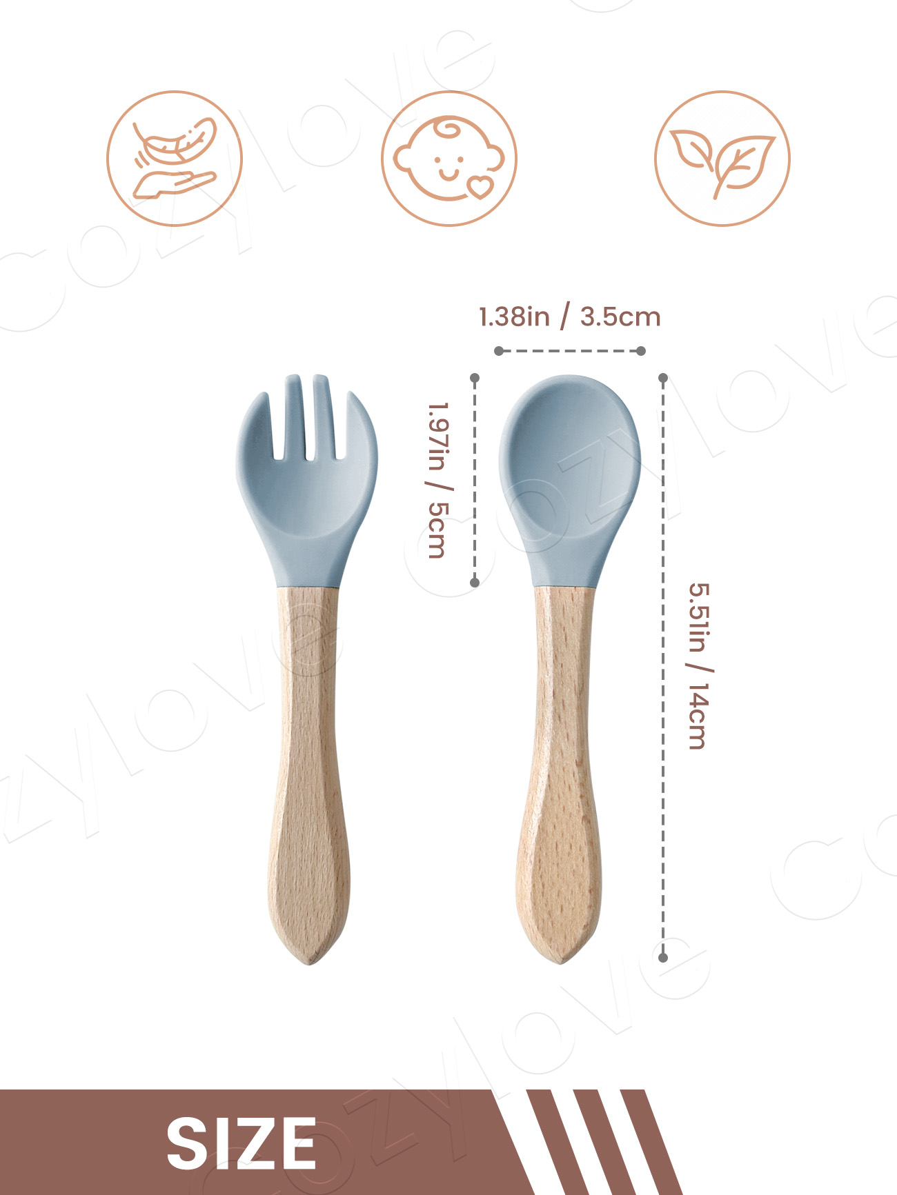 Bebek Silikon Çatal Kaşık Seti - Baby Food Utensil incelemesi ve fiyatı