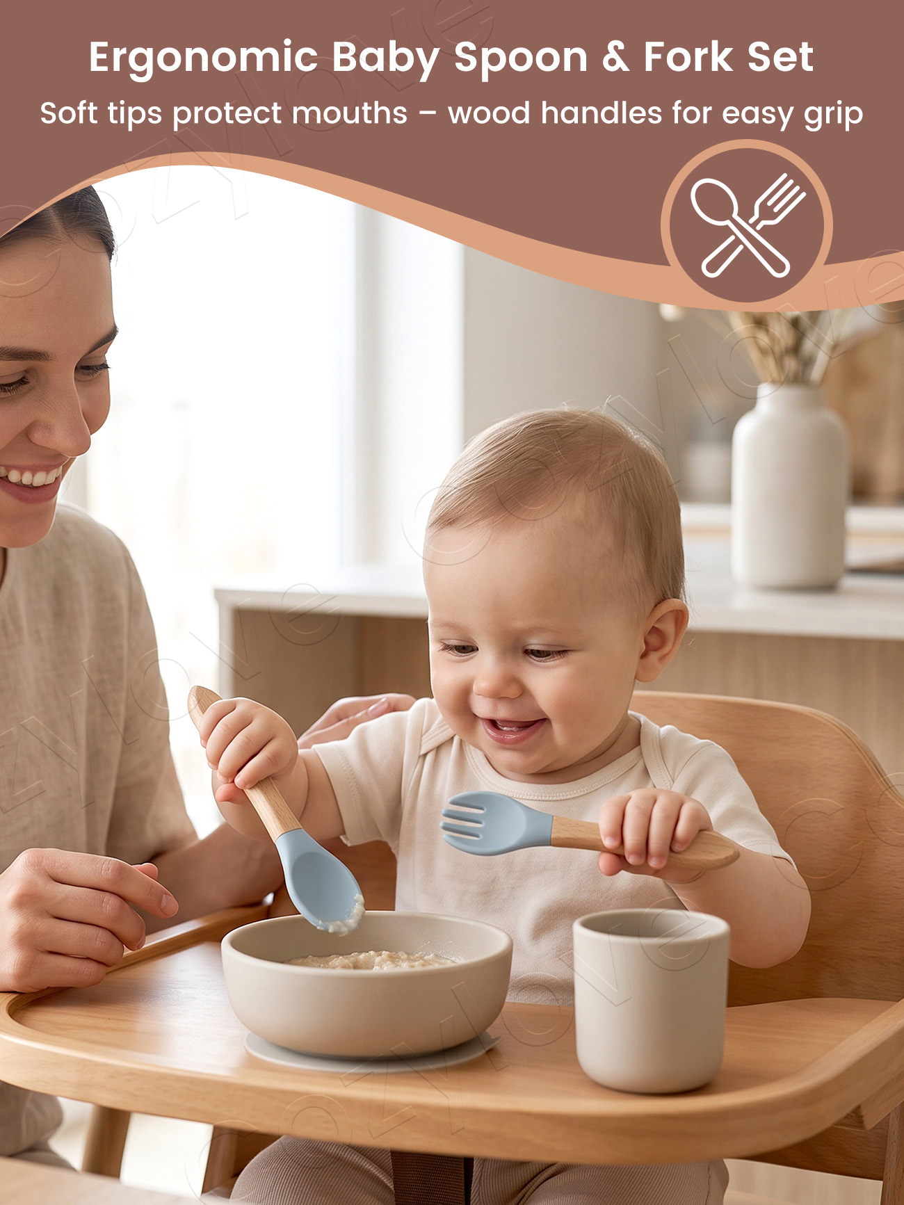 Bebek Silikon Çatal Kaşık Seti - Baby Food Utensil incelemesi ve fiyatı
