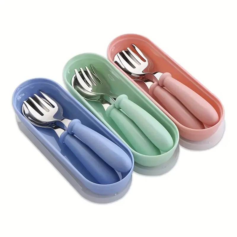 2'li Paslanmaz Çelik Çocuk Çat - Weaning Spoon Set incelemesi ve fiyatı