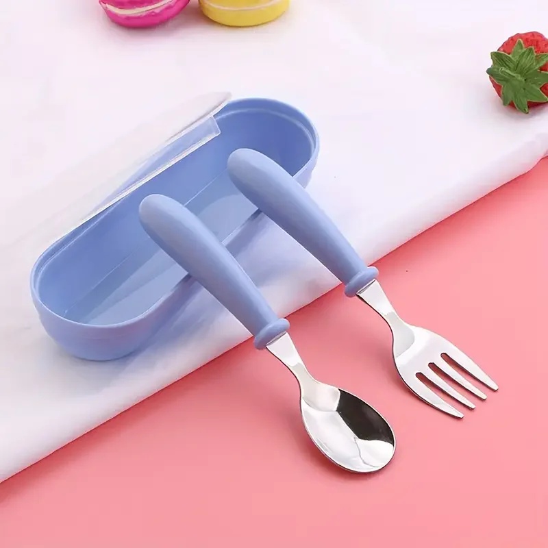 2'li Paslanmaz Çelik Çocuk Çat - Weaning Spoon Set incelemesi ve fiyatı