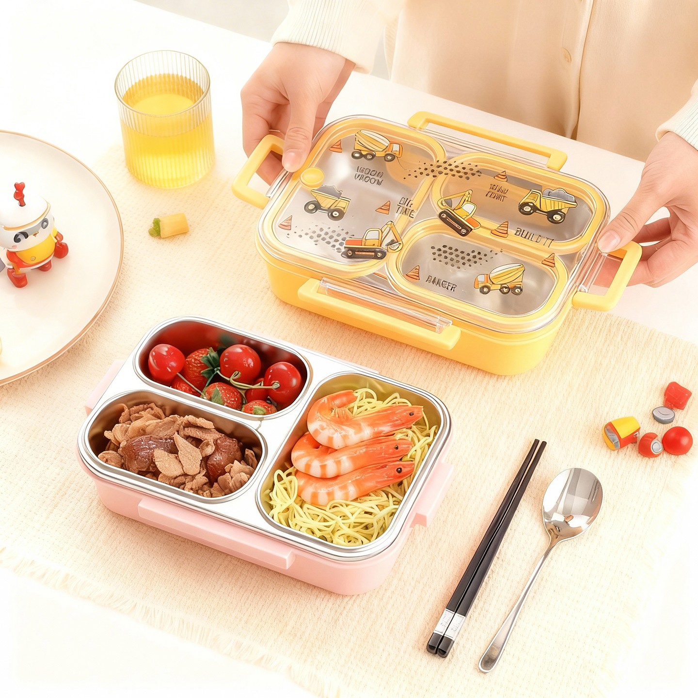 Büyük Kapasiteli Çizgi Film De - Baby Food Container incelemesi ve fiyatı